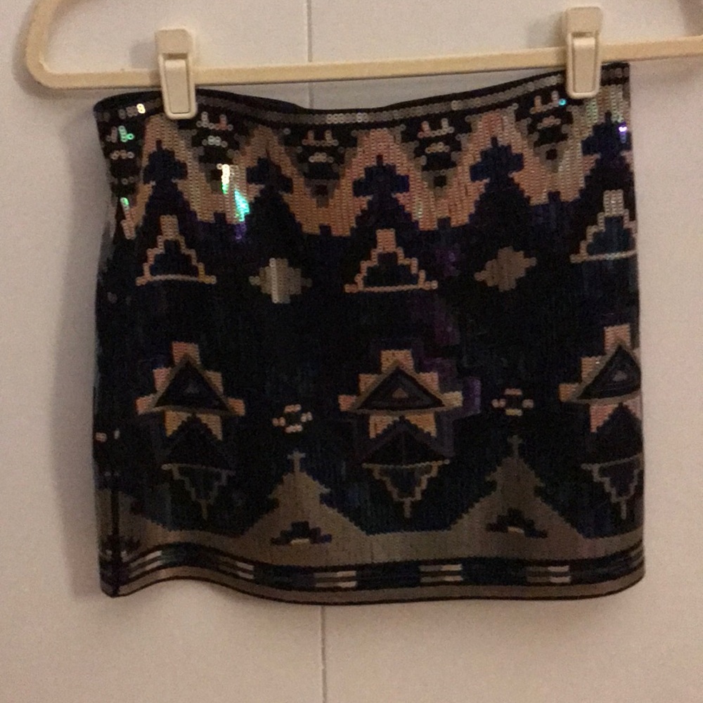Express sequin skirt - Picture 4 of 4